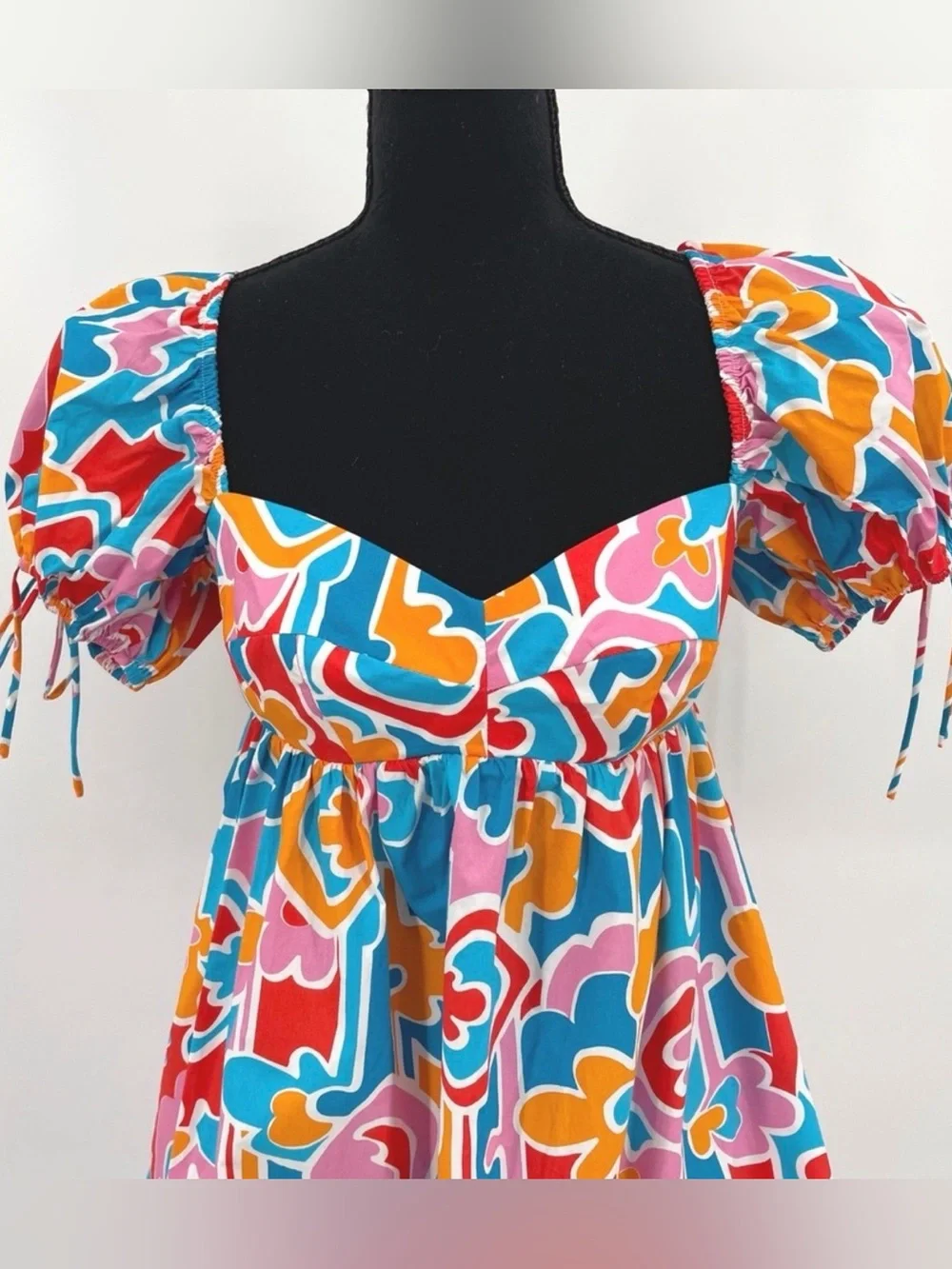 Amanda Uprichard Sicily Mini
Dress Bright Colorful Orange Blue. Worn once - Picture 2 of 4